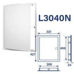 Cửa thăm hộp kỹ thuật nhựa ABS EVECS - LN