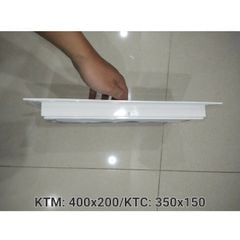 Cửa gió nan Z Louver nhôm chữ nhật nhỏ 400x200/ 450x250/ 500x200 -Chớp ô thoáng chớp chống hắt mưa ,kèm lưới chắn côn trùng