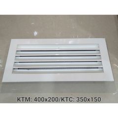 Cửa gió nan Z Louver nhôm chữ nhật nhỏ 400x200/ 450x250/ 500x200 -Chớp ô thoáng chớp chống hắt mưa ,kèm lưới chắn côn trùng