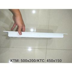 Cửa gió nan Z Louver nhôm chữ nhật nhỏ 400x200/ 450x250/ 500x200 -Chớp ô thoáng chớp chống hắt mưa ,kèm lưới chắn côn trùng