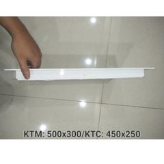 Cửa gió nan Z Louver nhôm chữ nhật lớn 500x300/ 600x300/ 700x300 - Chớp ô thoáng chớp chống hắt mưa ,kèm lưới chắn côn trùng