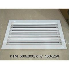 Cửa gió nan Z Louver nhôm chữ nhật lớn 500x300/ 600x300/ 700x300 - Chớp ô thoáng chớp chống hắt mưa ,kèm lưới chắn côn trùng