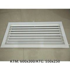 Cửa gió nan Z Louver nhôm chữ nhật lớn 500x300/ 600x300/ 700x300 - Chớp ô thoáng chớp chống hắt mưa ,kèm lưới chắn côn trùng
