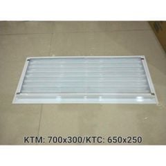 Cửa gió nan Z Louver nhôm chữ nhật lớn 500x300/ 600x300/ 700x300 - Chớp ô thoáng chớp chống hắt mưa ,kèm lưới chắn côn trùng