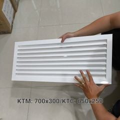 Cửa gió nan Z Louver nhôm chữ nhật lớn 500x300/ 600x300/ 700x300 - Chớp ô thoáng chớp chống hắt mưa ,kèm lưới chắn côn trùng