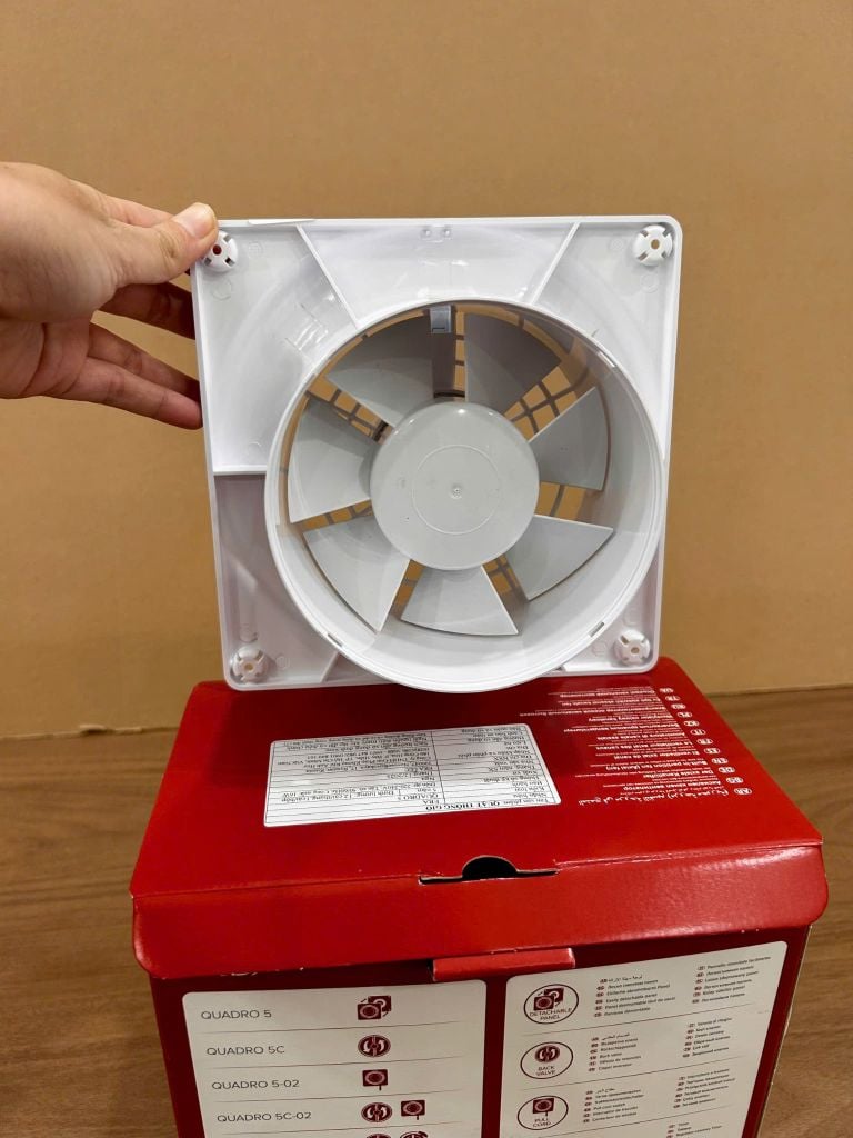 Quạt thông gió QUADRO gắn tường, trần ERA – Hàng nhập khẩu