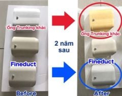 Trunking Nhựa Fineduct Co Nối 45 Độ KFA-80/100/120