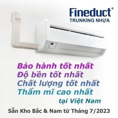 Trunking Nhựa Fineduct Nẹp Cố Định Ống Mềm Siêu bền - Chống cháy Màu N