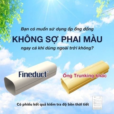 Trunking Nhựa Fineduct Co Nối 45 Độ KFA-80/100/120