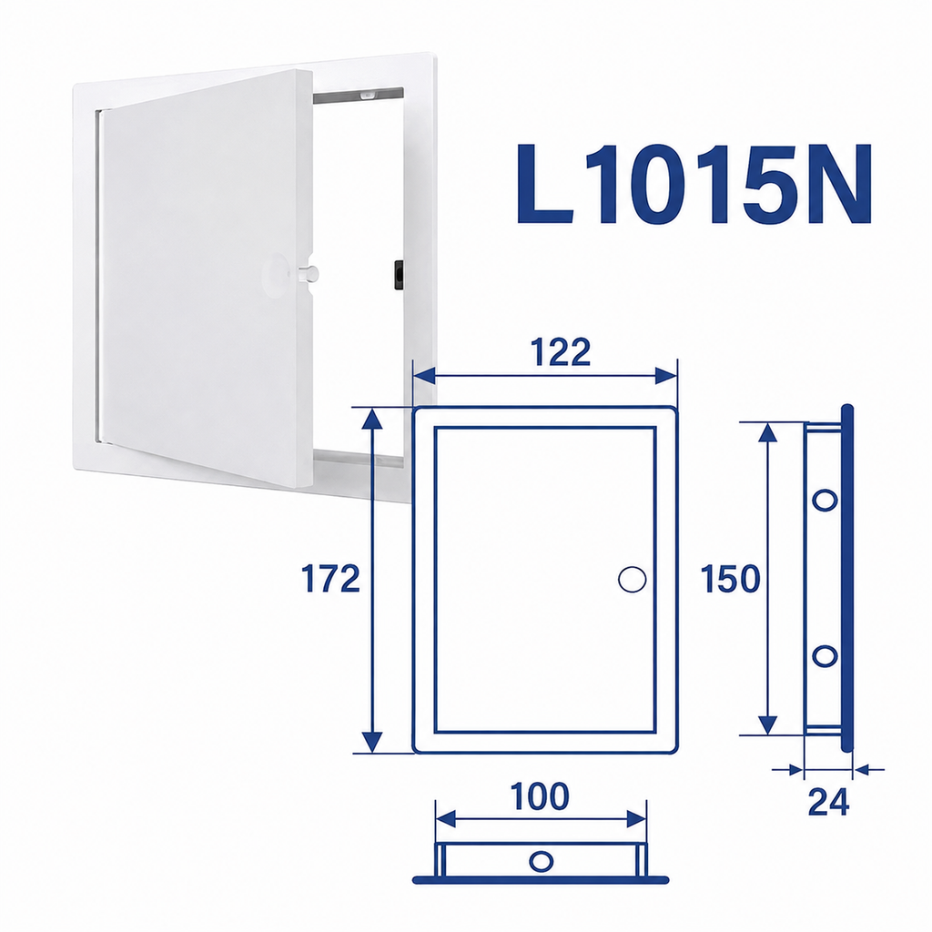 Cửa thăm hộp kỹ thuật nhựa ABS EVECS - LN