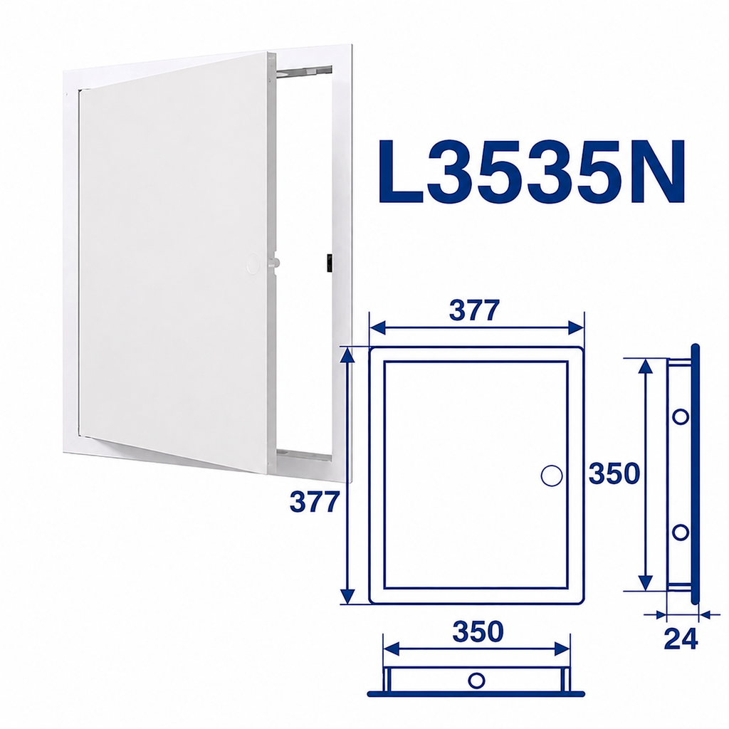 Cửa thăm hộp kỹ thuật nhựa ABS EVECS - LN