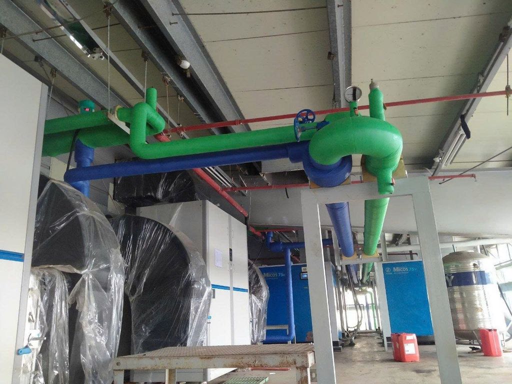 Băng quấn Simili ống đồng máy lạnh màu xanh lá (Băng quấn đường ống đi