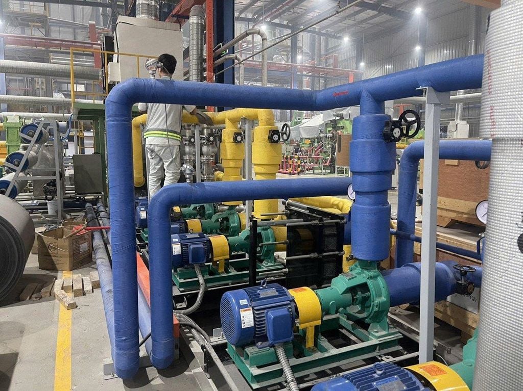 Băng quấn Simili ống đồng máy lạnh màu xanh dương (Băng quấn đường ống