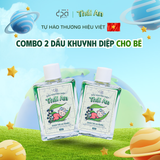  COMBO Dầu Khuynh Diệp Thái An Cho Bé - Mùi Phấn Thơm Tự Nhiên, Dung Tích 25ML 