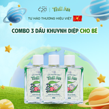  COMBO 3 Dầu Khuynh Diệp Thái An Cho Bé - Mùi Phấn Thơm Tự Nhiên, Dung Tích 25ML 