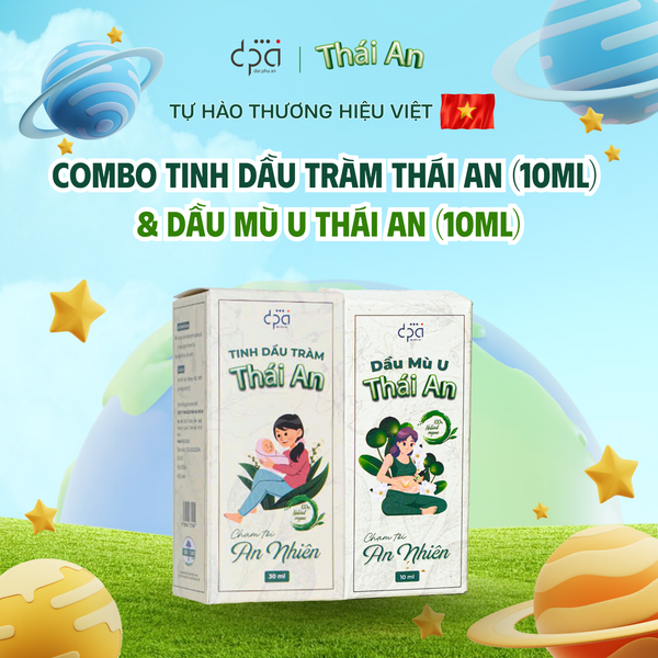  COMBO Tinh Dầu Tràm Thái An (10ml) và Dầu Mù U Thái An (10ml) 