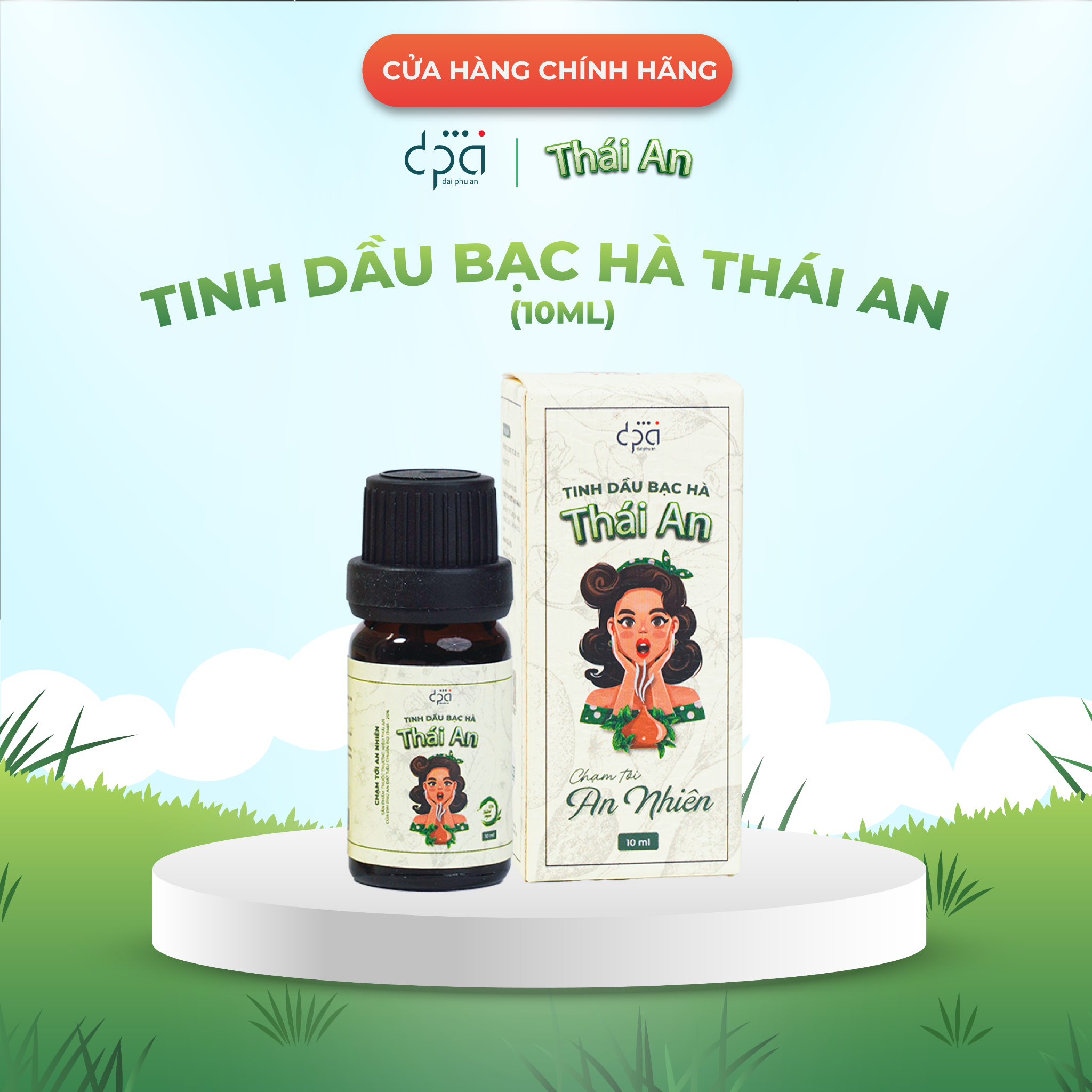  TINH DẦU BẠC HÀ THÁI AN (C/10ML) 