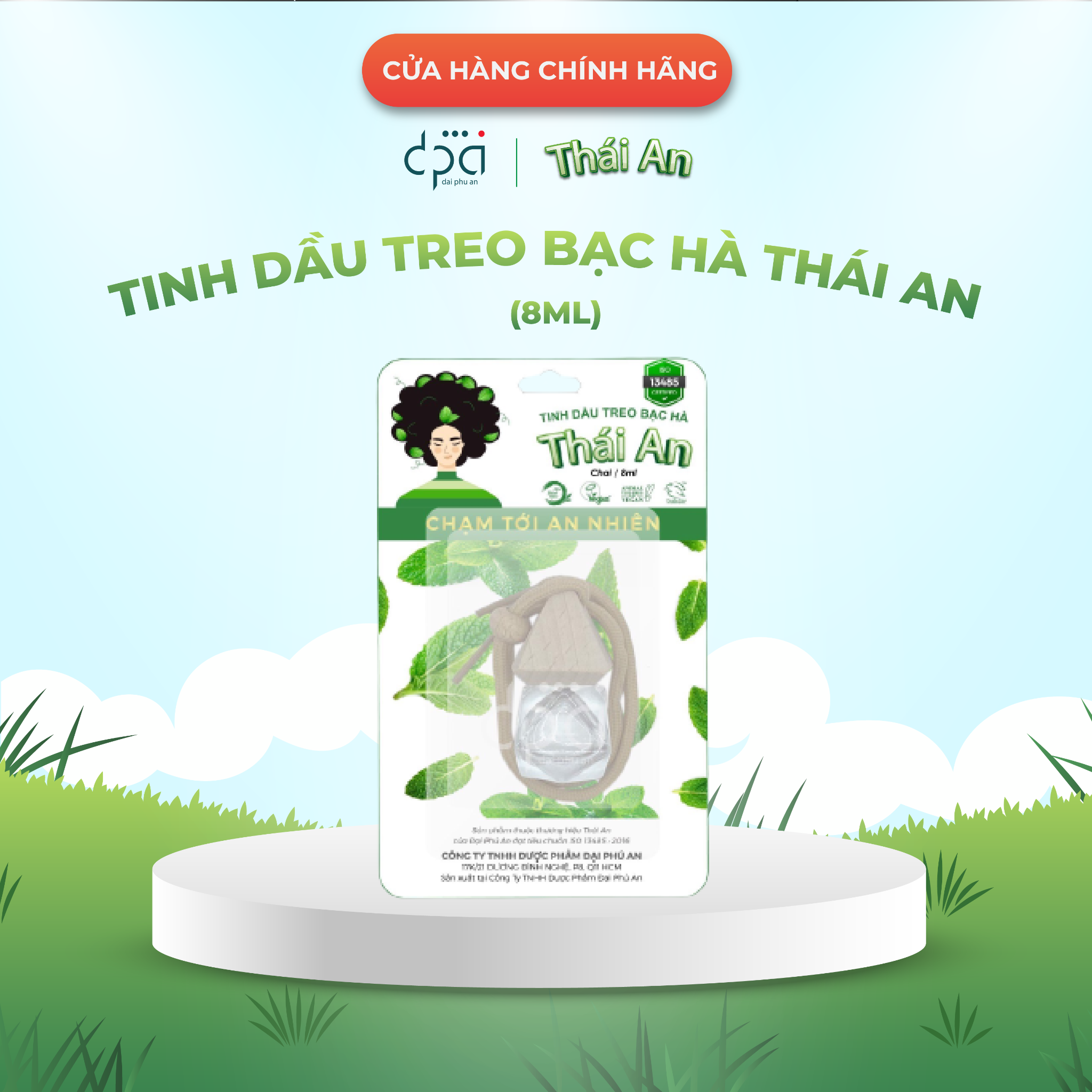  TINH DẦU TREO HƯƠNG BẠC HÀ THÁI AN (C/8ML) 