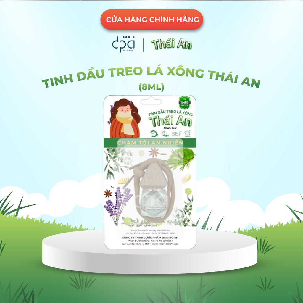  TINH DẦU TREO HƯƠNG LÁ XÔNG THÁI AN (C/8ML) 
