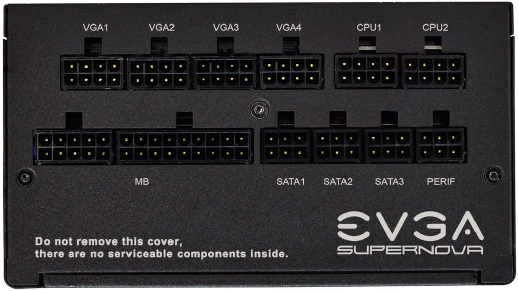 Nguồn EVGA SuperNova 750W GA | 80 Plus Gold, Full Modular