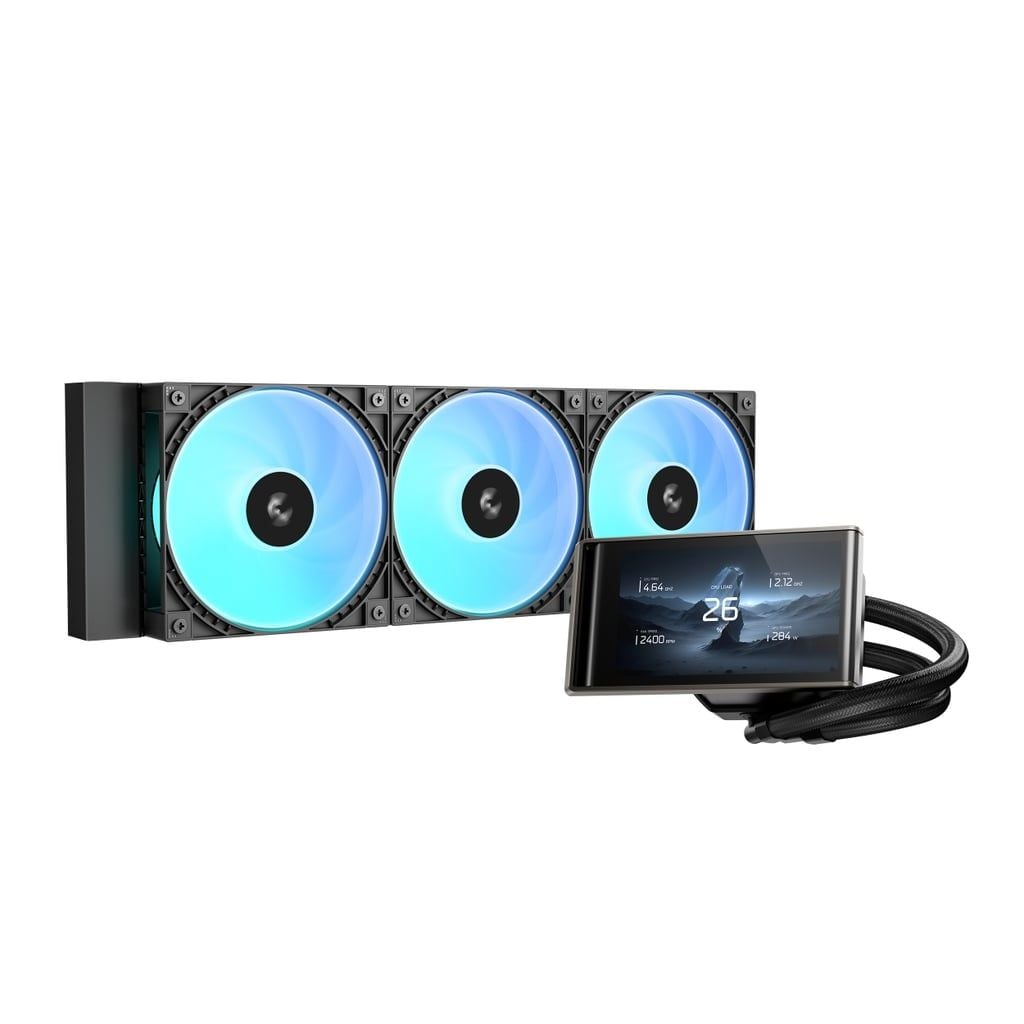 Tản nhiệt nước AIO Deepcool LT360 VISION ARGB - Black | R-LT360VISION-BKAMMC-G-1