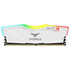 Bộ nhớ RAM TeamGroup T-Force Delta RGB 8GB DDR4 3200MHz - WHITE