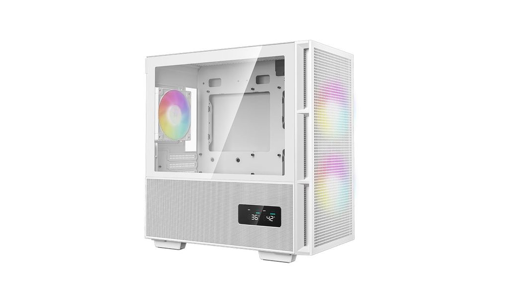 Vỏ case DEEPCOOL CH360 DIGITAL - WHITE