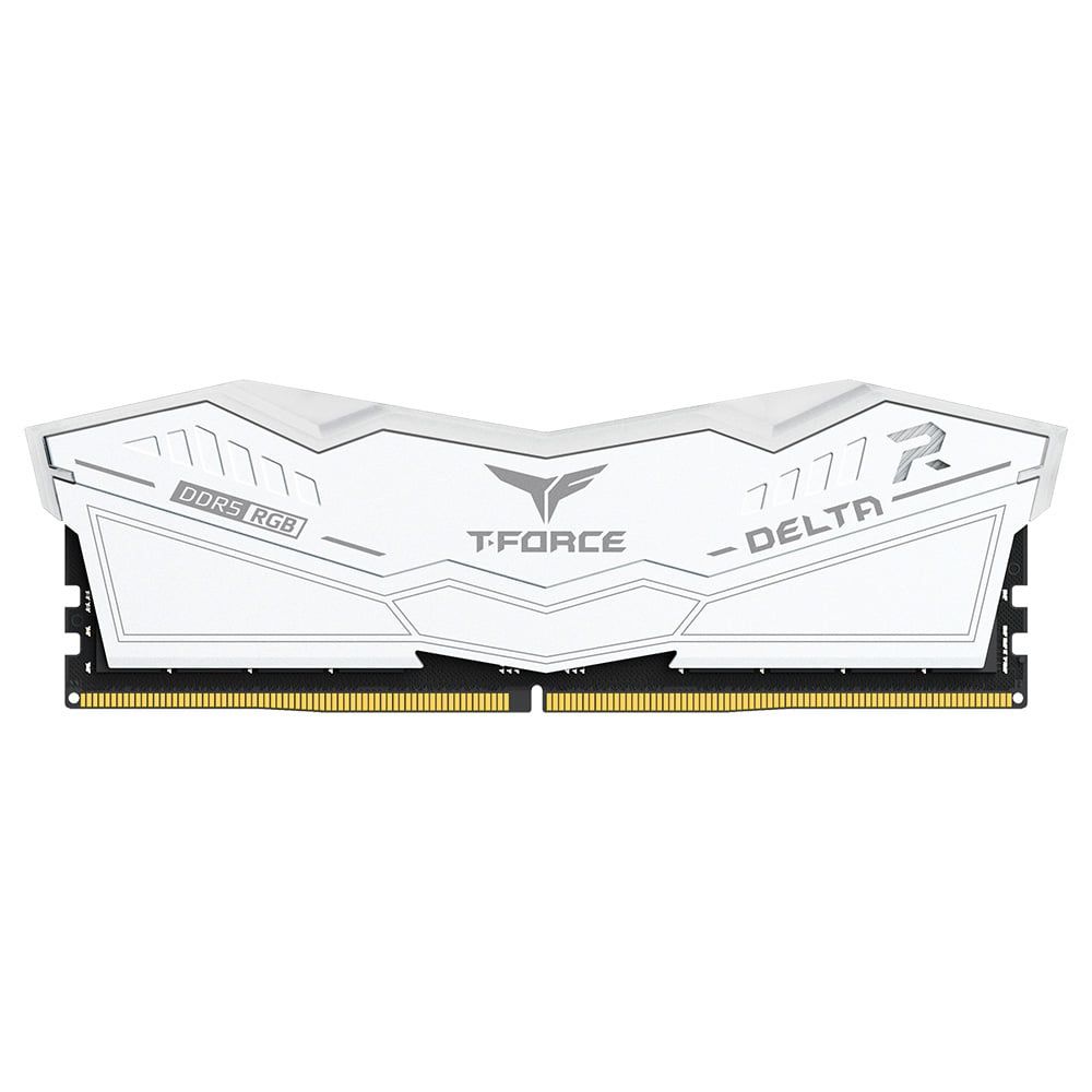 Bộ nhớ RAM PC TeamGroup T-Force Delta RGB 2x32GB DDR5 6000MHz - WHITE