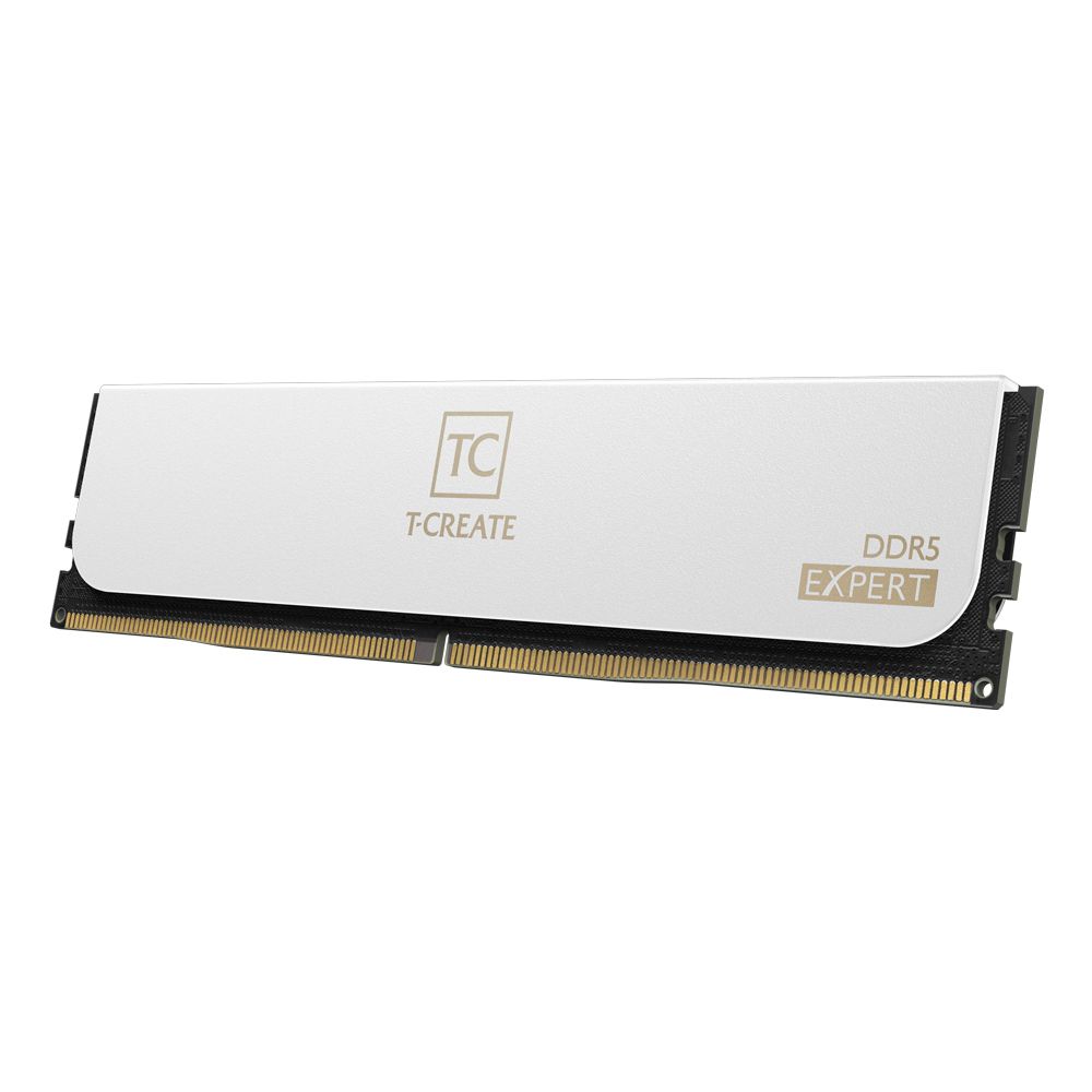 Bộ nhớ RAM PC TeamGroup T-Create EXPERT 2x16GB DDR5 6400Mhz - WHITE