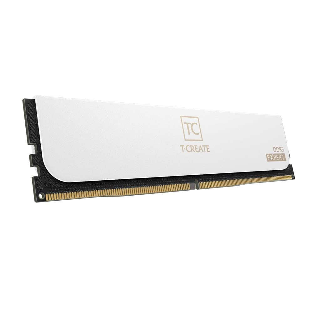 Bộ nhớ RAM PC TeamGroup T-Create EXPERT 2x48GB DDR5 6400Mhz - WHITE