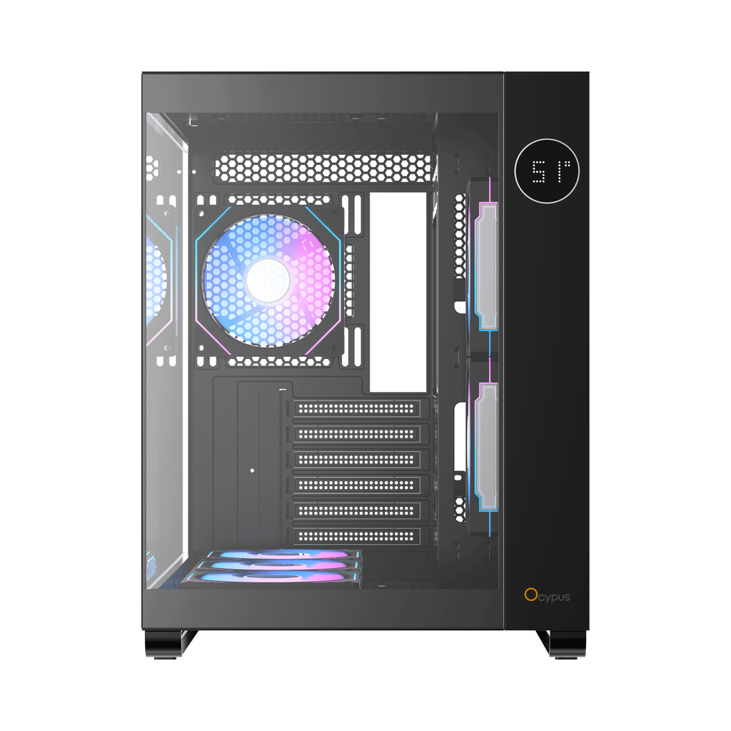 Vỏ Case Ocypus Iota C70 ARGB - BLACK (Kèm 6 Fan ARGB)
