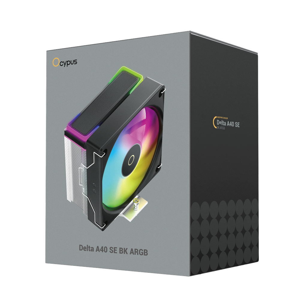 Tản Nhiệt Khí Ocypus Delta A40 SE ARGB - BLACK
