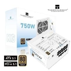 Nguồn máy tính THERMALRIGHT TR - KG750W 750W - WHITE (80 Plus Gold/ATX3.1/PCI-e 5.1)