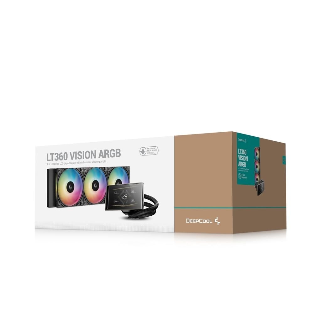Tản nhiệt nước AIO Deepcool LT360 VISION ARGB - Black | R-LT360VISION-BKAMMC-G-1