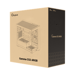 Vỏ Case Ocypus Gamma C52 ARGB - BLACK (Sẵn 3 Fan ARGB)