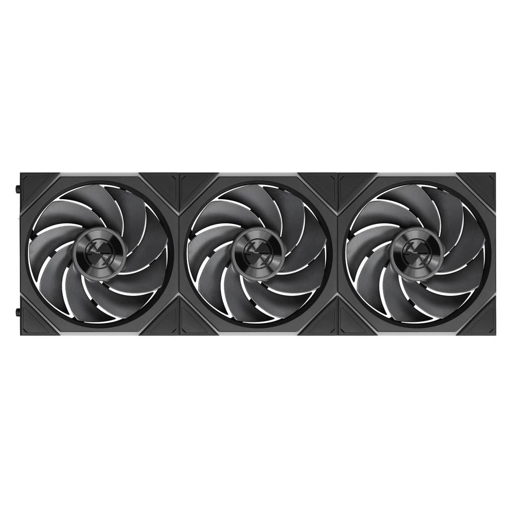 Bộ 3 quạt fan case UNI FAN TL FLEX 3 PACK | REVERSE - BLACK (3 QUẠT/ KHÔNG LCD)