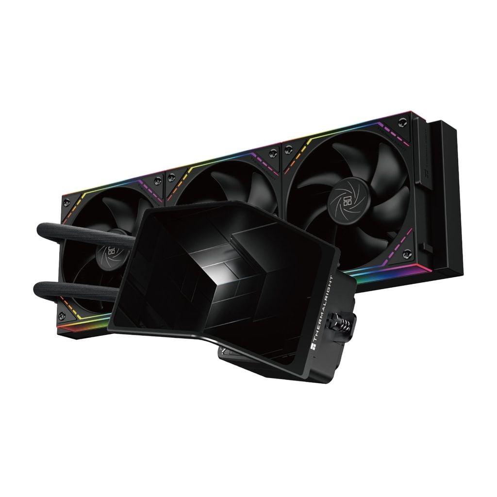 Tản nhiệt nước AIO THERMALRIGHT LEVITA VISION LCD 360 ARGB - BLACK (Màn hình 3D 2K 6.67