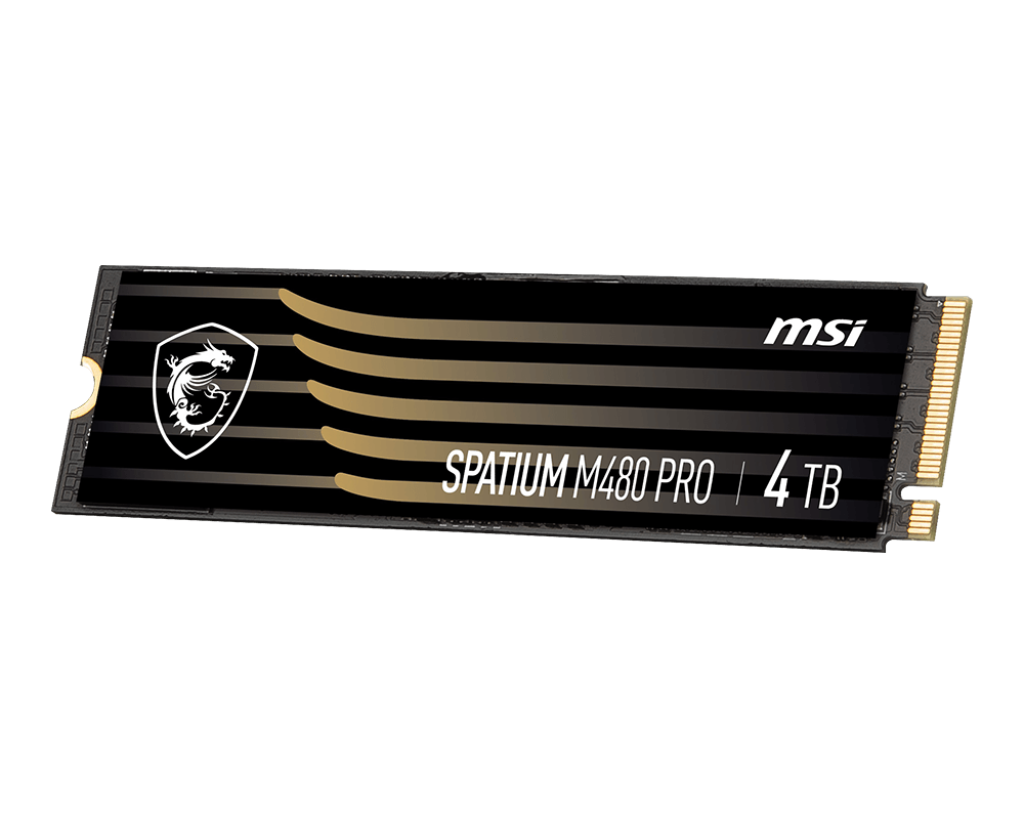 Ổ CỨNG SSD MSI SPATIUM M480 Pro PCIe 4.0 NVMe M.2 1TB (7400/6000)