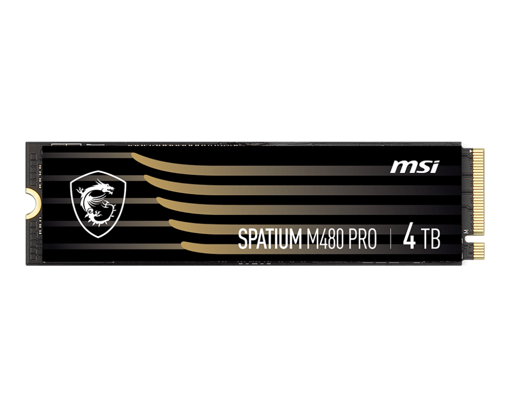 Ổ CỨNG SSD MSI SPATIUM M480 Pro PCIe 4.0 NVMe M.2 1TB (7400/6000)