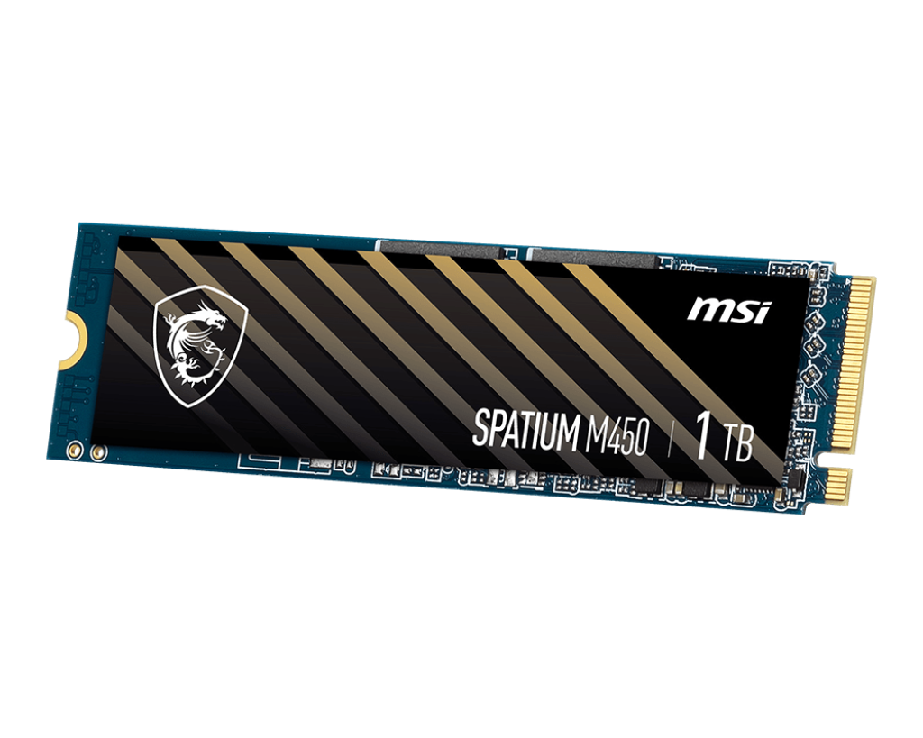 Ổ CỨNG SSD MSI SPATIUM M450 PCIe 4.0 NVMe M.2 V1 1TB (3400/2500)