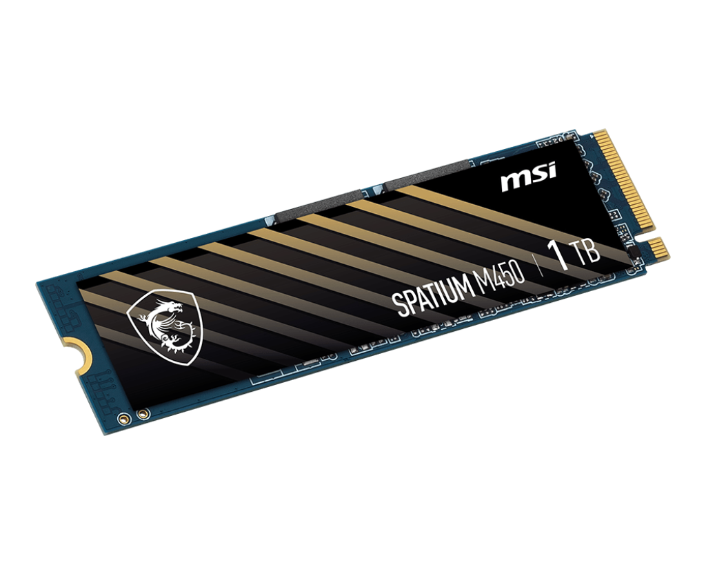 Ổ CỨNG SSD MSI SPATIUM M450 PCIe 4.0 NVMe M.2 V1 1TB (3400/2500)