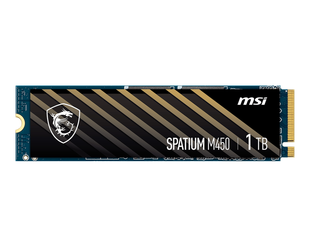 Ổ CỨNG SSD MSI SPATIUM M450 PCIe 4.0 NVMe M.2 V1 1TB (3400/2500)