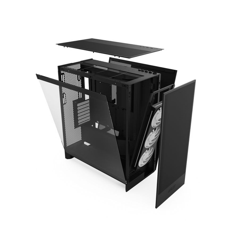 Vỏ Case NZXT H7 FLOW RGB ALL - BLACK V2