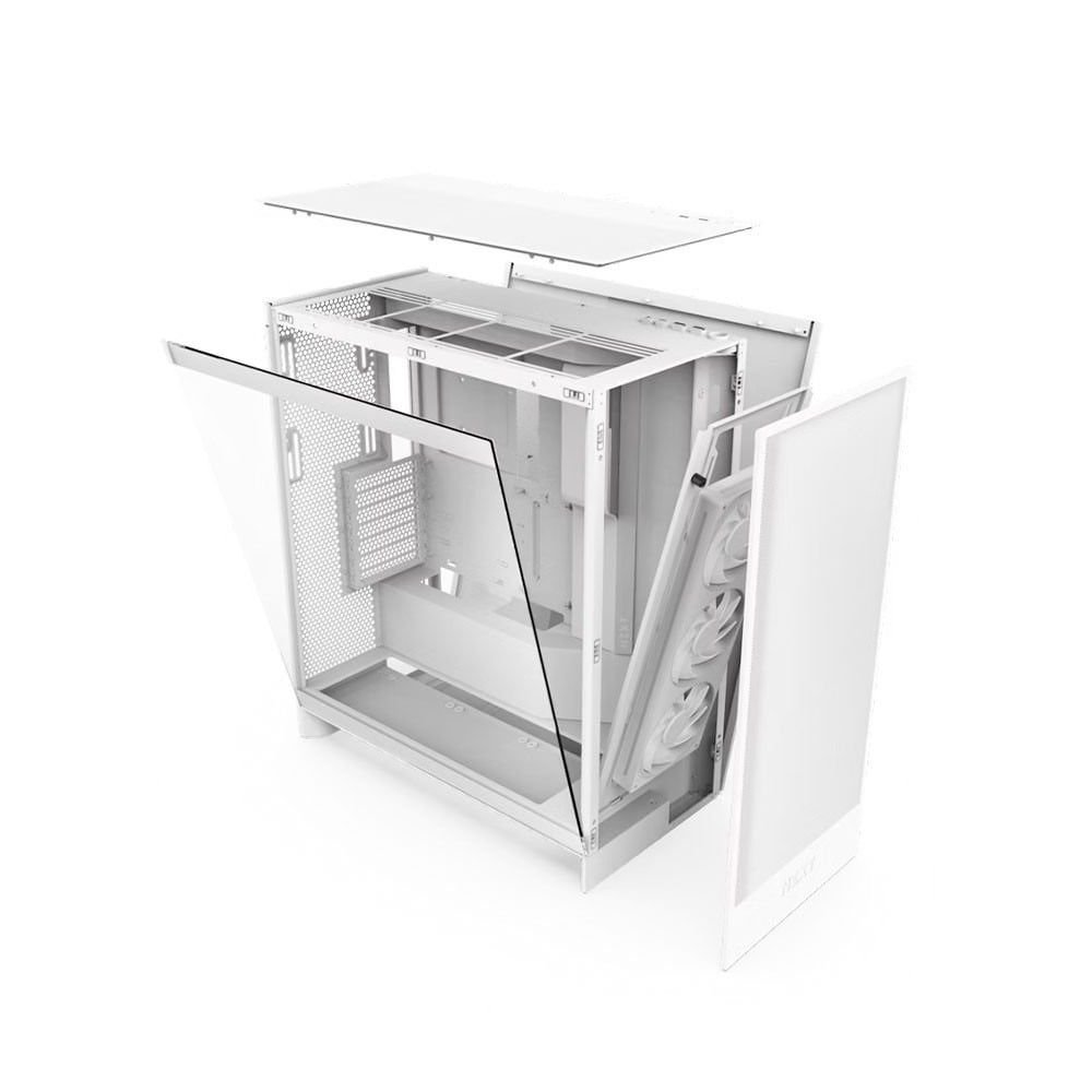 Vỏ Case NZXT H7 FLOW RGB ALL - WHITE V2