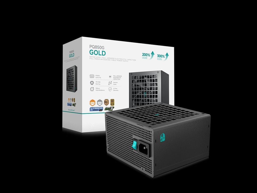 Nguồn Gamer Storm (by DeepCool) PQ850G 850W Cybenetics Platinum - BLACK