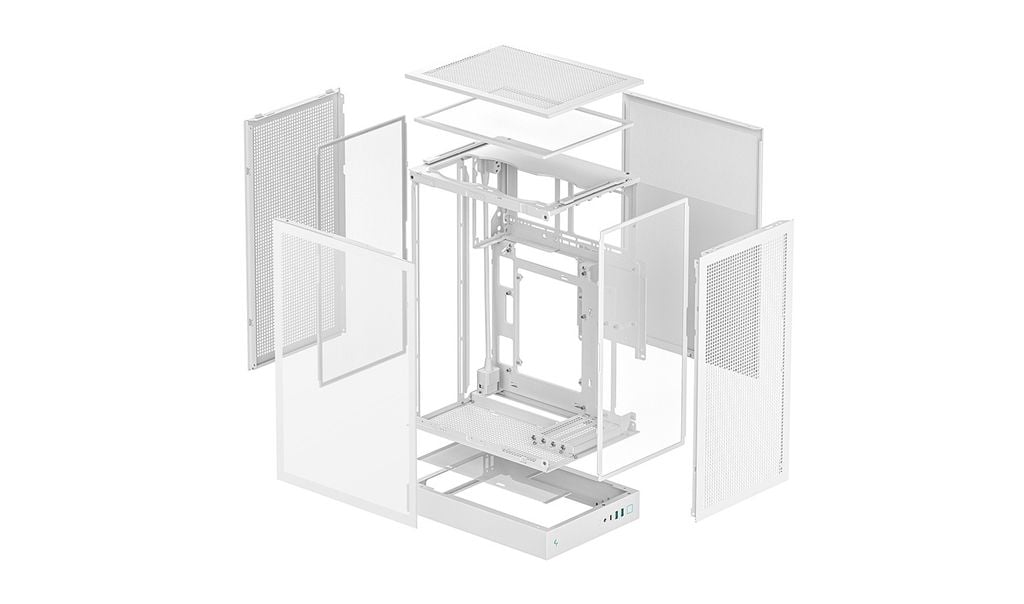 Vỏ Case Máy Tính DeepCool CH270 Digital - WHITE