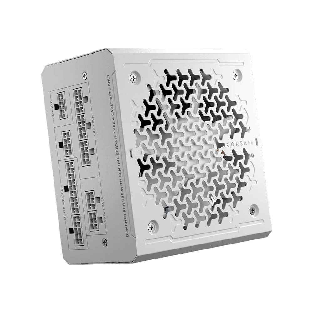 Nguồn máy tính Corsair RM1000e ATX 3.1 Cybenetics Gold - Full Modul - WHITE