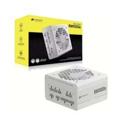 Nguồn máy tính Corsair RM1000e ATX 3.1 Cybenetics Gold - Full Modul - WHITE