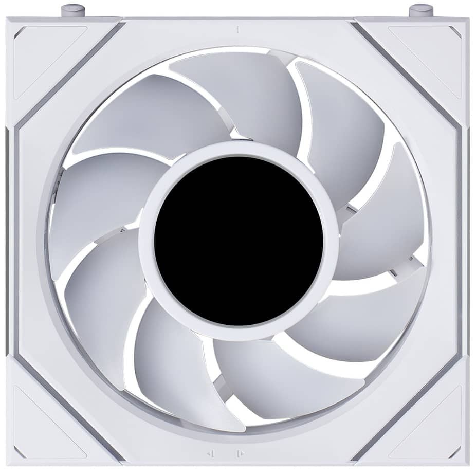 Bộ 3 fan case Lian Li Uni Fan SL-INF FLEX LCD 120 REGULAR | REVERSED BLADE - WHITE (Quạt LCD 12cm)