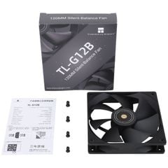 Quạt Fan case ThermalRight TL-G12B | TL-G12RB (Cánh ngược) - Black